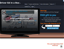 Tablet Screenshot of driveredinabox.com